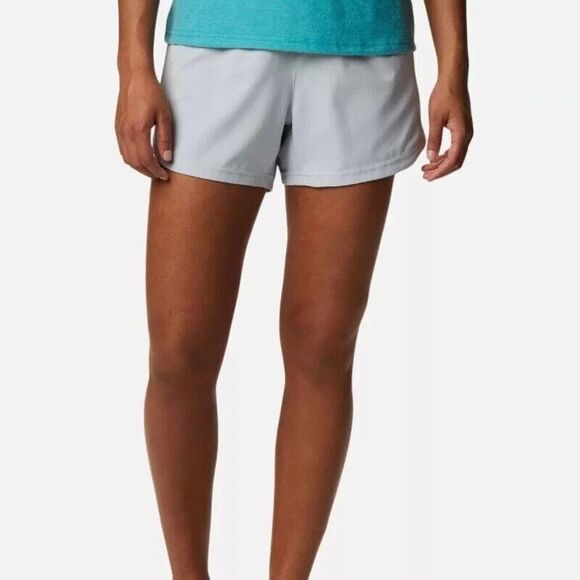 Columbia‎ Womens Omni-Shade Shorts FPS 30 Blossom Bay Gray NWT Size XL - Picture 1 of 3